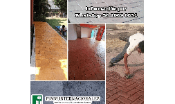 Colado de Concreto acabado estampado