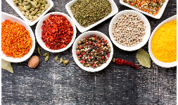 Especias y condimentos y sus mezclas para la industria alimentaria