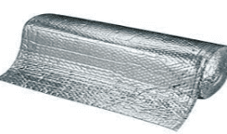 Aislamiento térmico con aluminio para el techo
