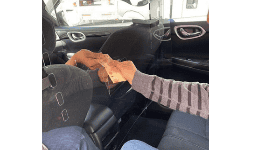 Mampara de distanciamiento vehicular