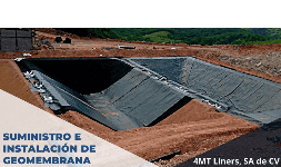 Instalación de Geomembranas y Geosinteticos para captación de agua