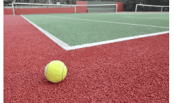 Pisos de tartán para chanchas de tenis