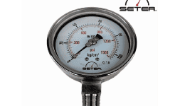 Manómetros industriales 4 pulgadas rango 0-105 km/cm2