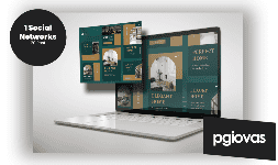 Creación de concepto creativo de campaña mensual con 20 posteos