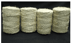 Hilos biodegradables de henequén