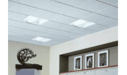 Plafón cielo raso de fibra mineral suministro para la industria