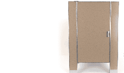 Mampara pintura esmaltada electrostática estándar PB -100
