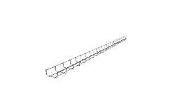 Charola para cableado tipo malla 33/100 mm