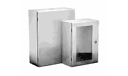 Gabinetes hoffman de montaje en pared de 1 puerta con ventana