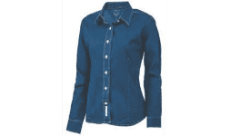 Blusa de mezclilla para trabajo