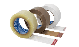 Cintas adhesivas para empaque (canela transparente y masking tape)