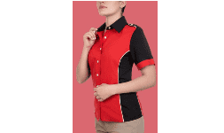 Blusa para dama escudería manga corta