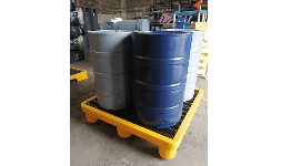 Tarimas antiderrame para 4 tambos de 200 lts. MAPANA