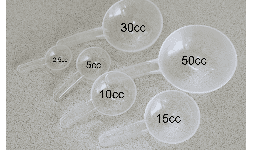 Cucharas dosificadoras para polvo scoop