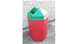 Papelera para gasolinera para basura orgánica e inorgánica MAPANA