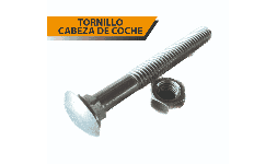Accesorios para Malla Ciclónica Tornillo Cabeza de Coche Galvanizado