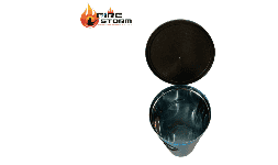 Porta extintores de piso cilíndrico capacidad 2.5 kg Fire Storm