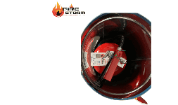 Porta extintores de piso cilíndrico capacidad 2.5 kg Fire Storm