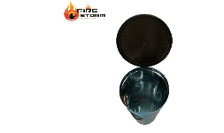 Porta extintores cilindricos de piso capacidad 9 kg Fire Storm