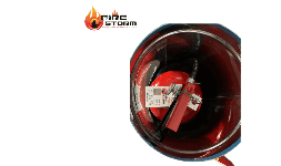 Porta extintores cilindricos de piso capacidad 9 kg Fire Storm