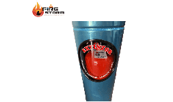 Porta extintores con tapa incluida de piso cilíndrico capacidad 4.5 kg Fire Storm