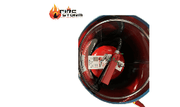 Porta extintores de acero inoxidable de piso capacidad 4.5 kg Fire Storm