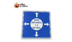 Señalamientos informativos en estireno Fire Storm
