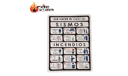 Señalamientos informativos en estireno Fire Storm