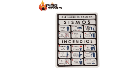 Señalamientos para oficinas informativas en estireno