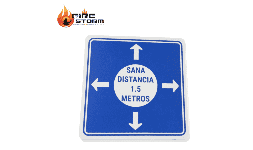 Señales informativas en estireno