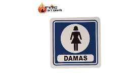 Señales informativas en estireno Fire Storm