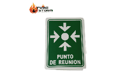Letreros de emergencia mate o fotoluminicentes Fire Storm