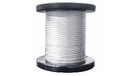 Cable de acero galvanizado 7X7 3/16