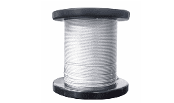 Cable de acero con forro plástico 7X7 3/32