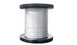 Cable de acero con forro plástico 7X7 1/8