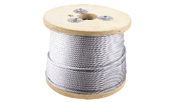 Cable de acero galvanizado 7X19 5/16