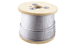 Cable de acero galvanizado 7X19 3/8