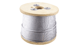 Cable de acero galvanizado 7X19 1/2