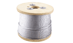 Cable de acero galvanizado 7X19 1/2