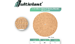 Cintas de crochet rígidas track latex desnudo 25 mm