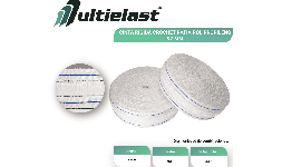 Cintas de crochet rígidas rafia polipropileno 97 mm