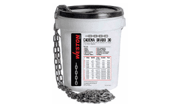 Cadena de acero galvanizado 1/8