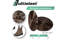 Cintas rígidas personalizadas jacquard 22 mm