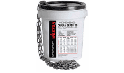 Cadena de acero galvanizado 1/4