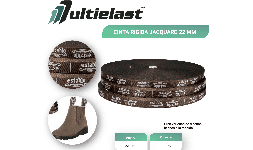 Cintas rígidas personalizadas jacquard 22 mm