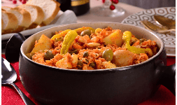 Bacalao a la vizcaina para supermercados, restaurantes y eventos