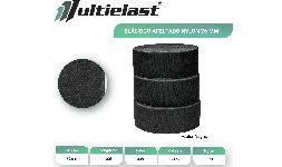 Elásticos afelpados nylon 76 mm