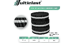 Elásticos afelpados cardigan 75 mm