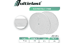 Elásticos para confección telar 19 mm
