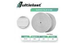 Elásticos para confección telar 32 mm blanco